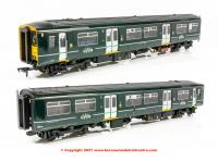 32-940 Bachmann Class 150/2 2 Car Sprinter DMU Set number 150 216 in GWR Green livery with Passenger Figures